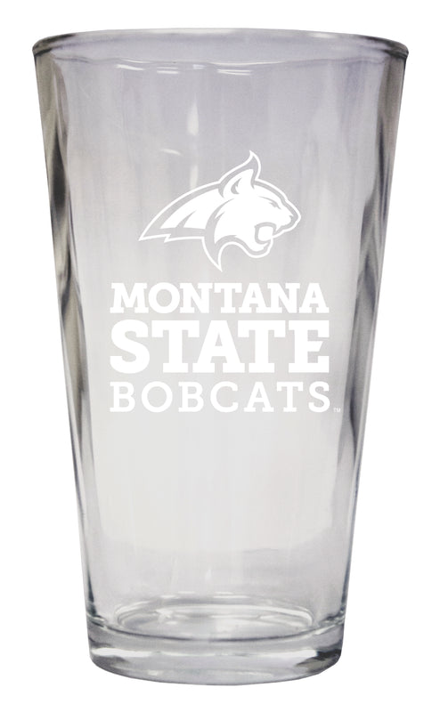 Montana State Bobcats Officially Licensed 16 oz Pint Glass Engraved