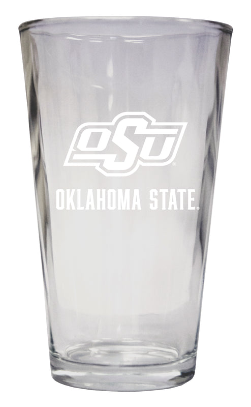 Oklahoma State Cowboys Officially Licensed 16 oz Pint Glass Engraved