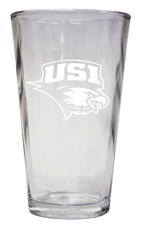 University of Southern Indiana Officially Licensed 16 oz Pint Glass Engraved