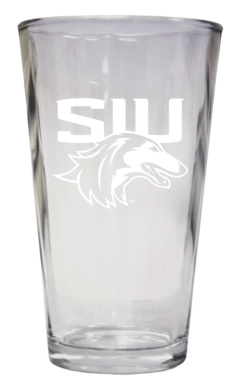 Southern Illinois Salukis Officially Licensed 16 oz Pint Glass Engraved