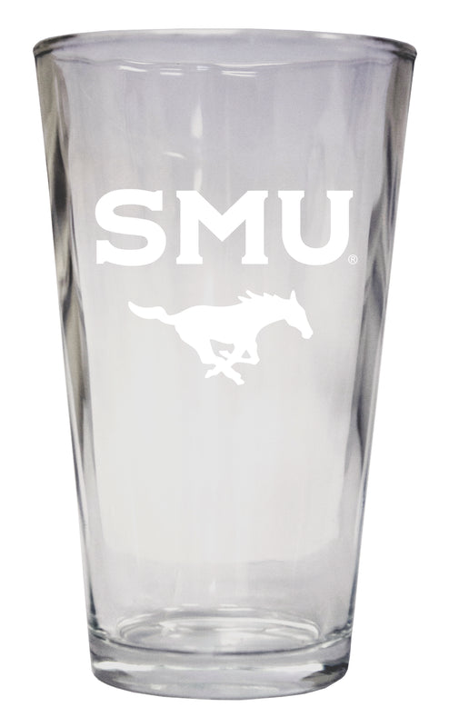Southern Methodist University Officially Licensed 16 oz Pint Glass Engraved