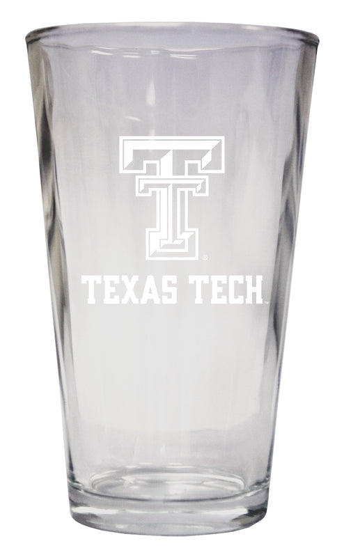 Texas Tech Red Raiders Officially Licensed 16 oz Pint Glass Engraved