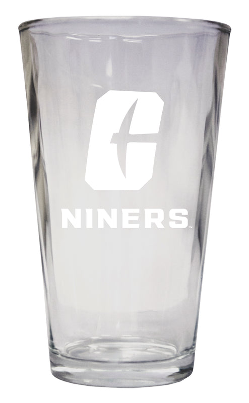 North Carolina Charlotte Forty-Niners Officially Licensed 16 oz Pint Glass Engraved