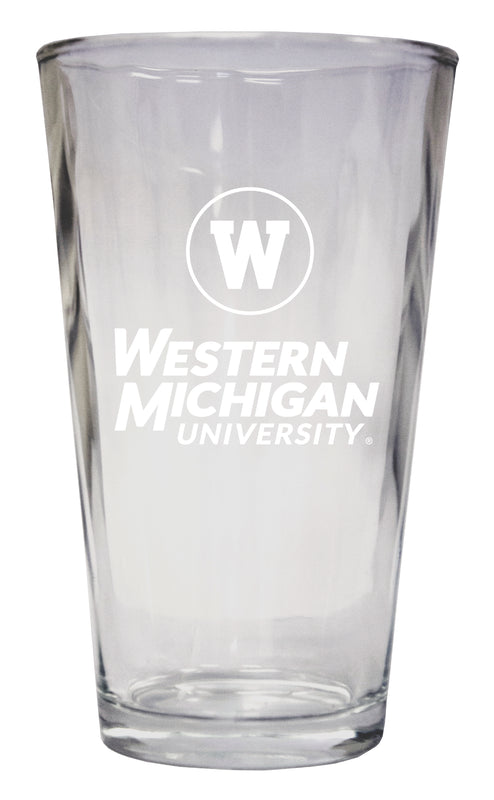 Western Michigan University Officially Licensed 16 oz Pint Glass Engraved