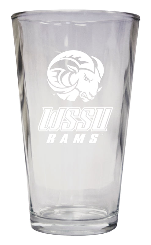 Winston-Salem State Officially Licensed 16 oz Pint Glass Engraved