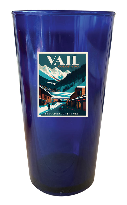 Vail Colorado Souvenir Plastic 16 oz Pint