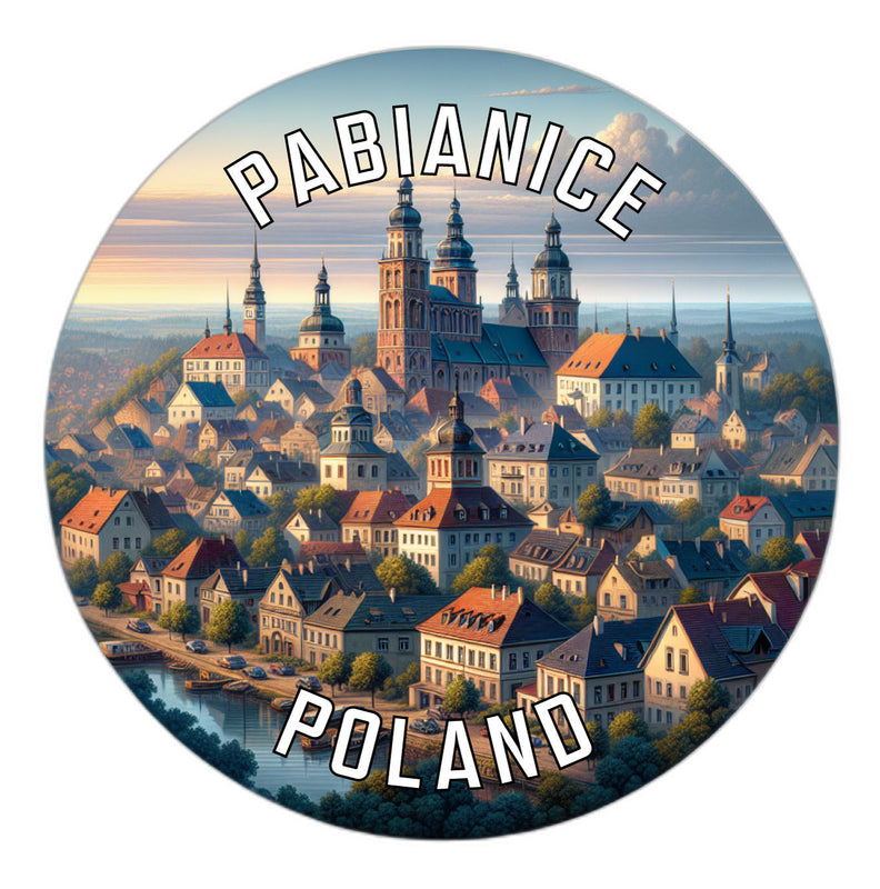 Pabianice Poland Souvenir Vinyl Decal Sticker 6-Inch
