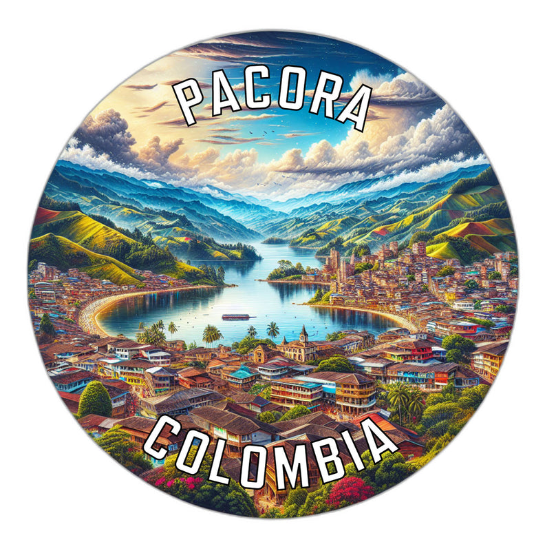 Pacora Colombia Souvenir Vinyl Decal Sticker 2-Inch