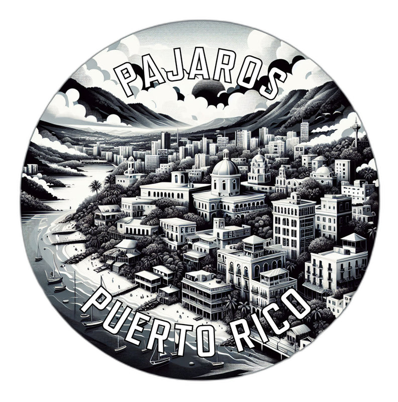 Pajaros Puerto Rico Souvenir Vinyl Decal Sticker 6-Inch