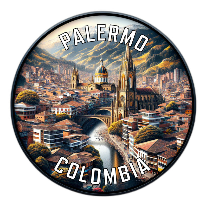 Palermo Colombia Souvenir Vinyl Decal Sticker 2-Inch