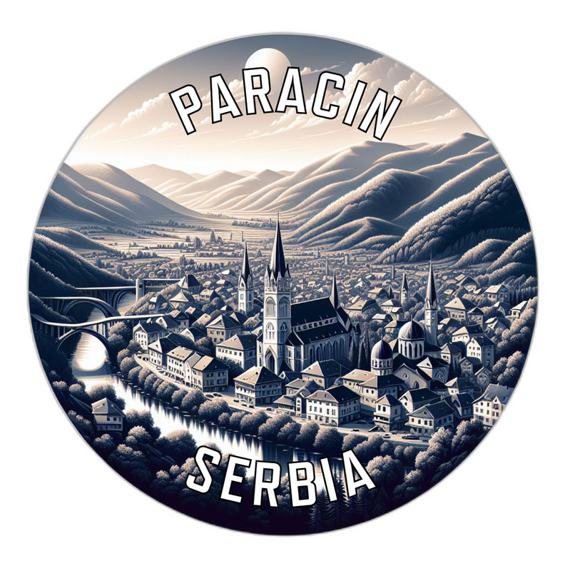 Paracin Serbia Souvenir Vinyl Decal Sticker 6-Inch