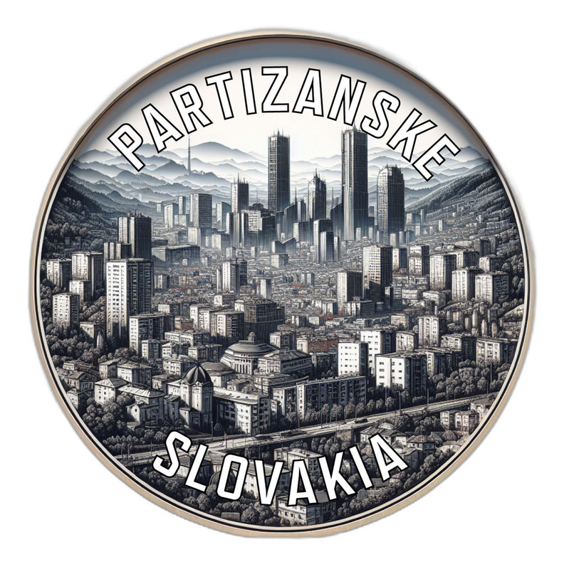 Partizanske Slovakia Souvenir Vinyl Decal Sticker 2-Inch