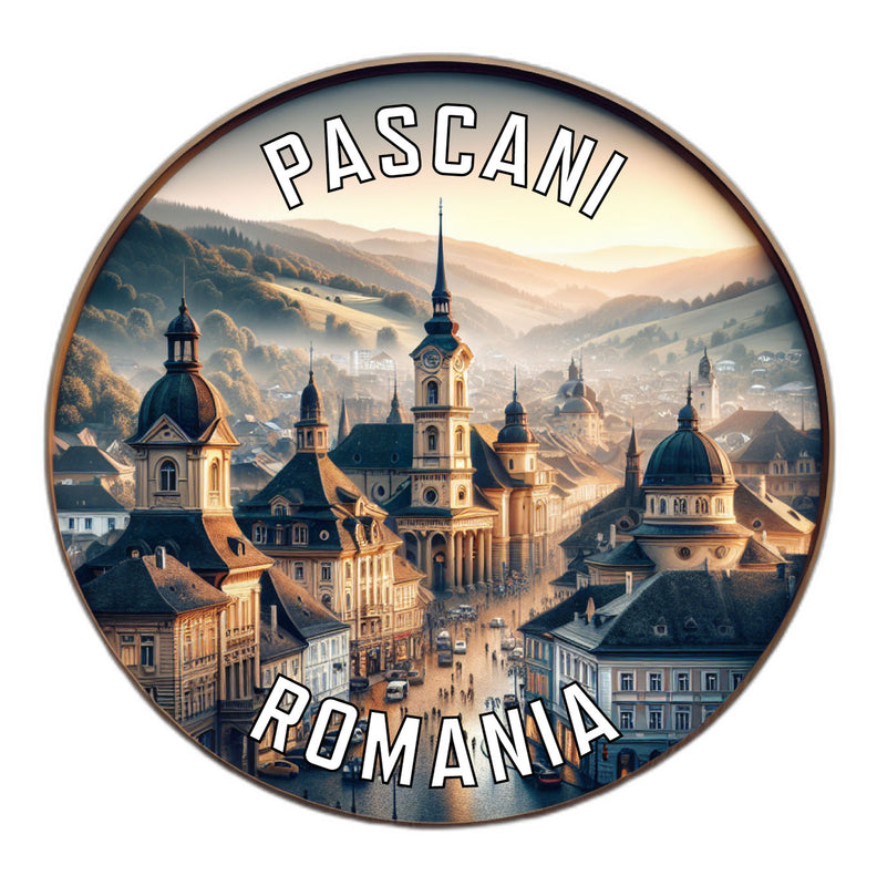 Pascani Romania Souvenir Vinyl Decal Sticker 6-Inch