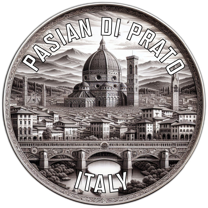 Pasian di Prato Italy Souvenir Die Cut Flat Magnet 2-Inch