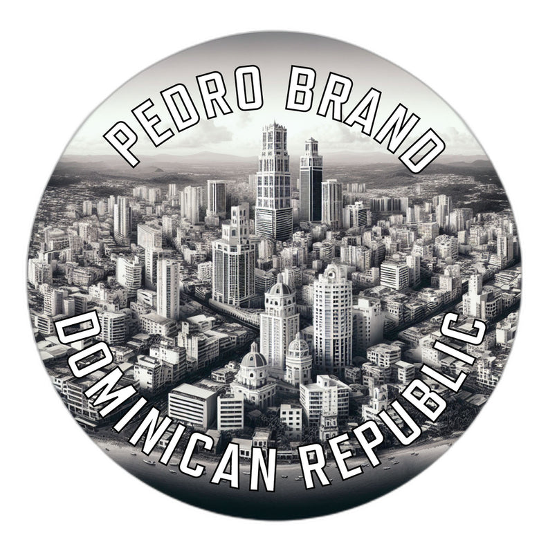 Pedro Brand Dominican Republic Souvenir Die Cut Flat Magnet 2-Inch