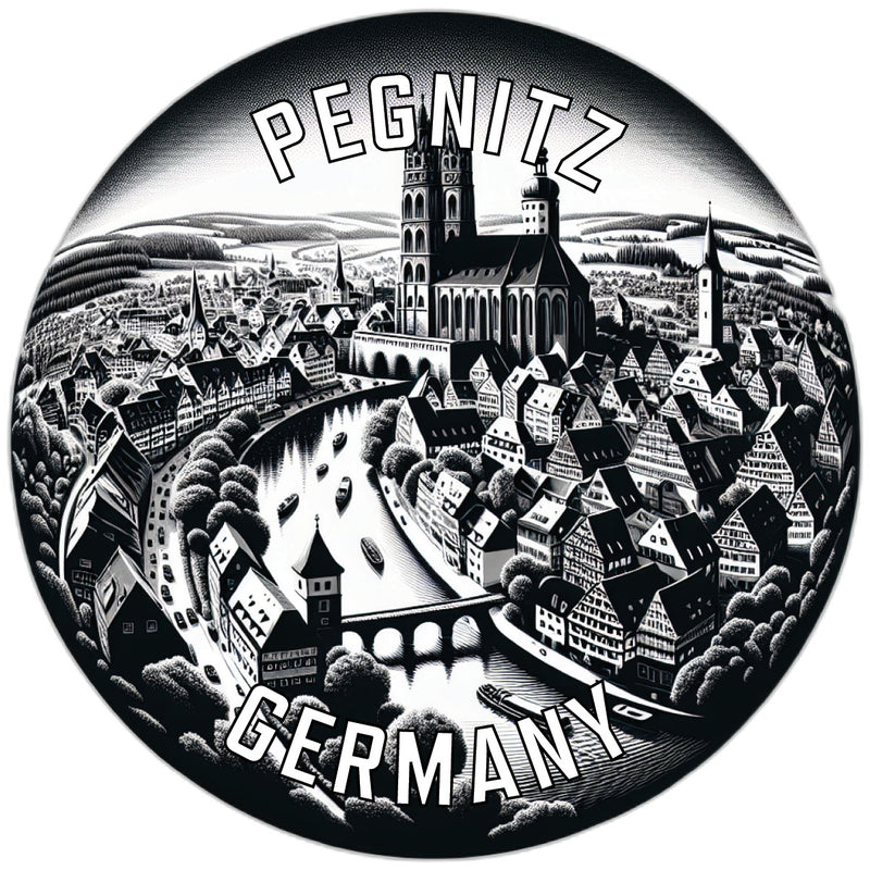 Pegnitz Germany Souvenir Vinyl Decal Sticker 2-Inch