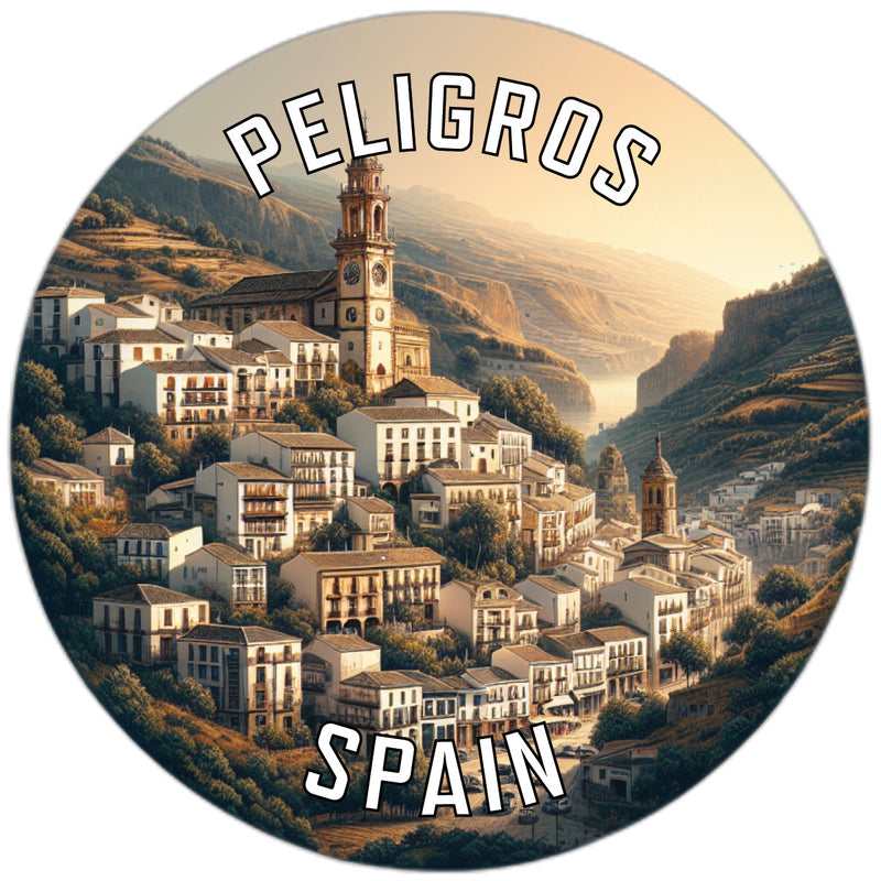 Peligros Spain Souvenir Die Cut Flat Magnet 2-Inch