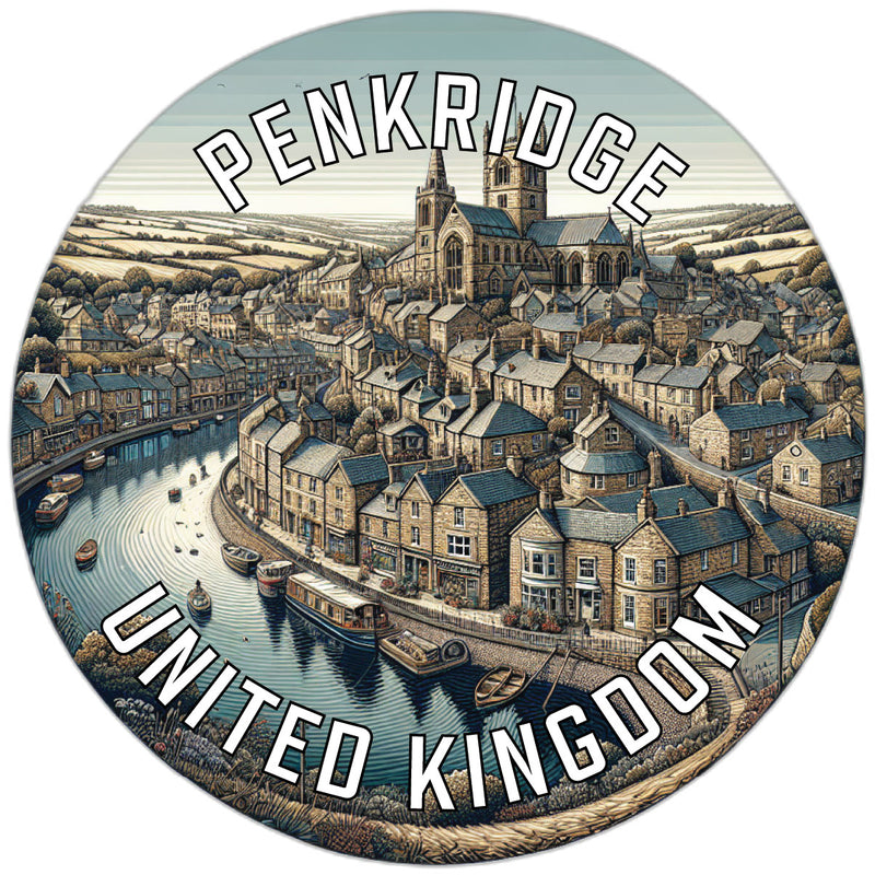 Penkridge United Kingdom Souvenir Vinyl Decal Sticker 6-Inch