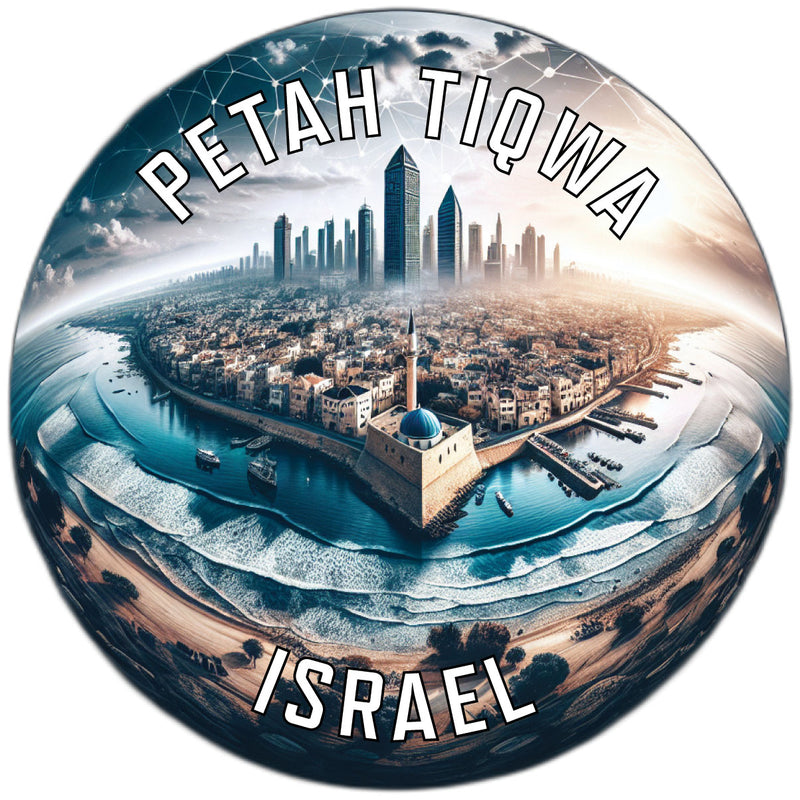 Petah Tiqwa Israel Souvenir Die Cut Flat Magnet 6-Inch