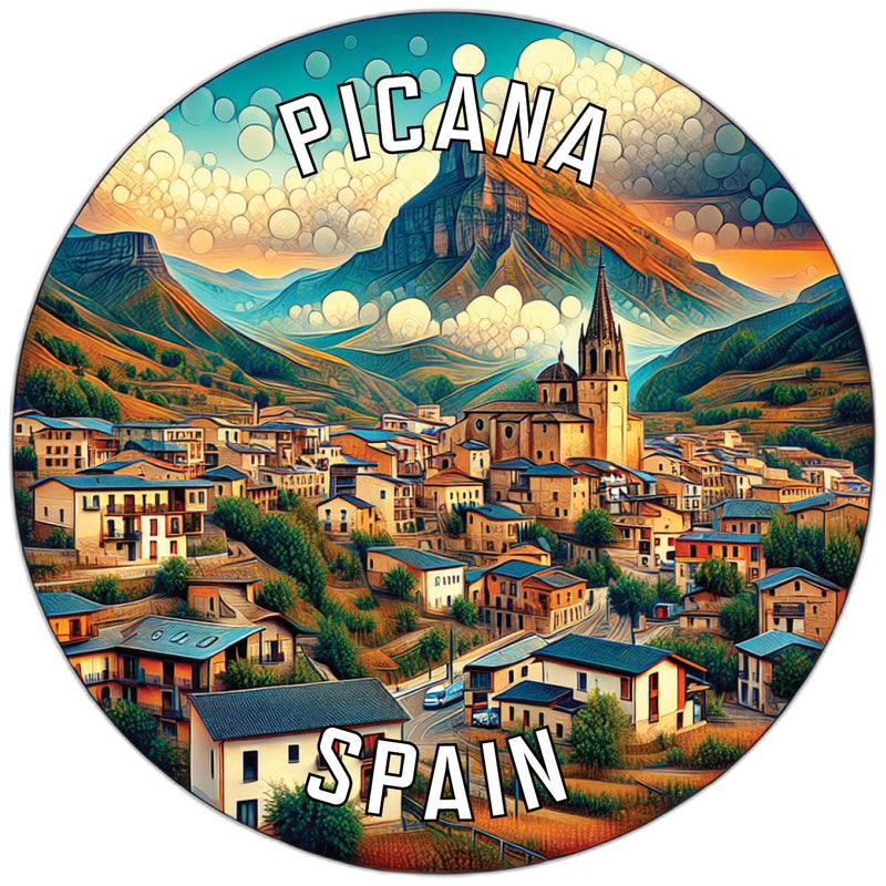 Picana Spain Souvenir Vinyl Decal Sticker 6-Inch