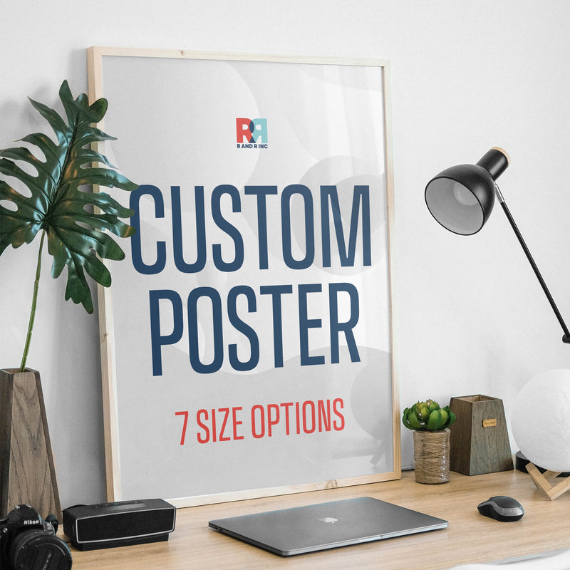 Custom Personalized Poster - Upload Your Image or Photo - 7 Size Options