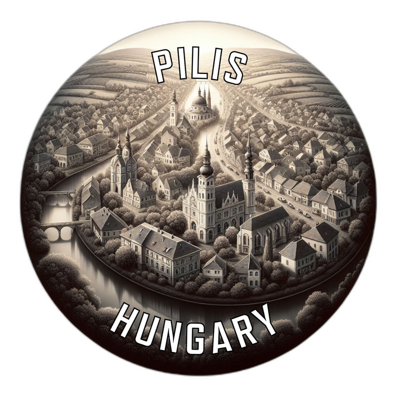 Pilis Hungary Souvenir Vinyl Decal Sticker 2-Inch