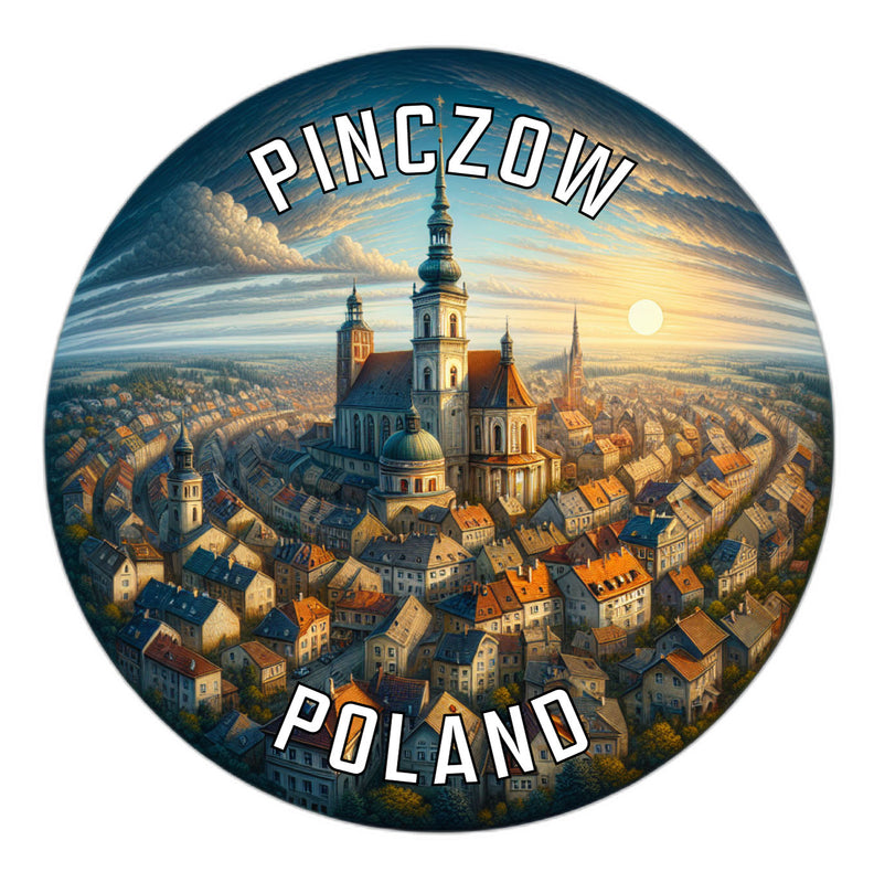 Pinczow Poland Souvenir Vinyl Decal Sticker 2-Inch
