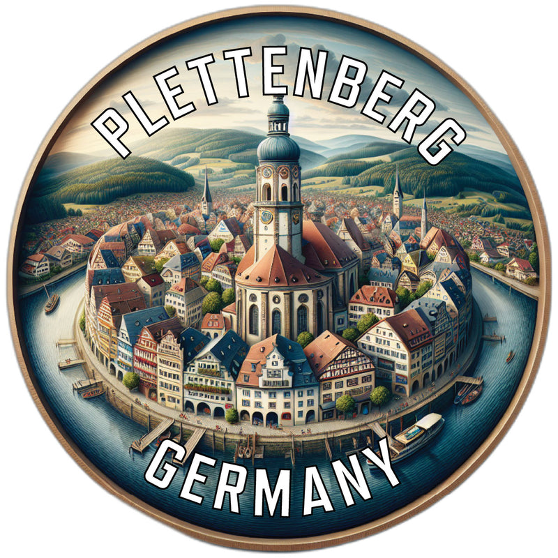 Plettenberg Germany Souvenir Vinyl Decal Sticker 2-Inch
