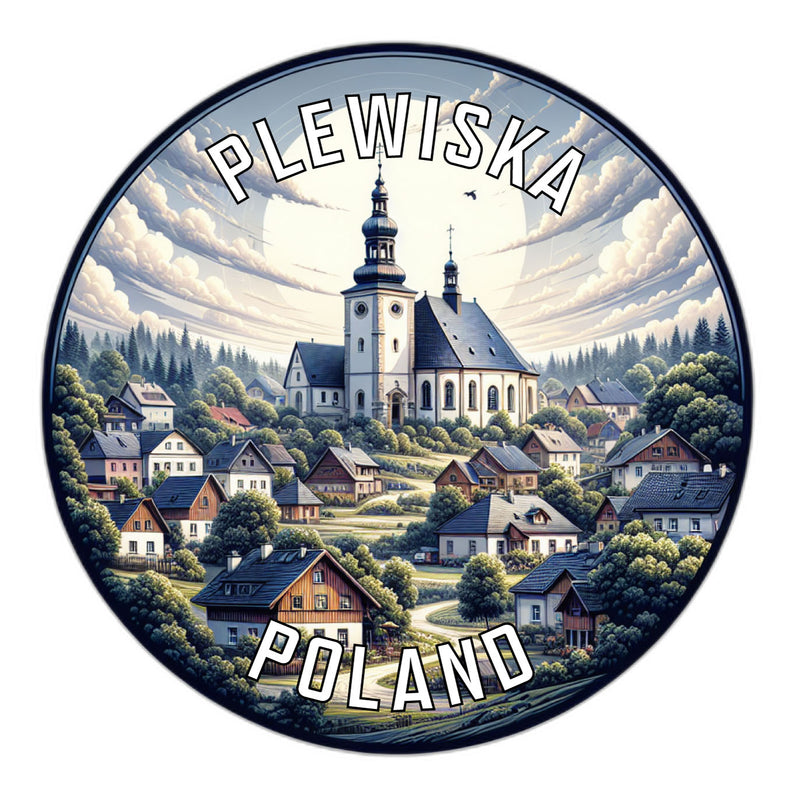 Plewiska Poland Souvenir Vinyl Decal Sticker 6-Inch