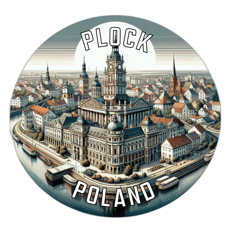 Plock Poland Souvenir Vinyl Decal Sticker 6-Inch