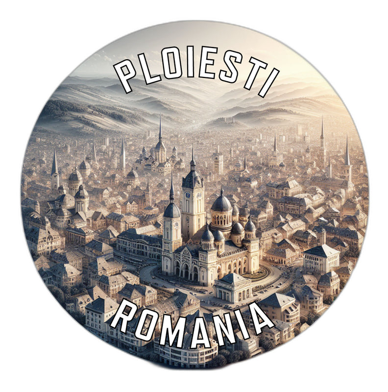 Ploiesti Romania Souvenir Die Cut Flat Magnet 6-Inch