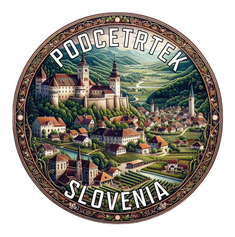 Podcetrtek Slovenia Souvenir Vinyl Decal Sticker 2-Inch