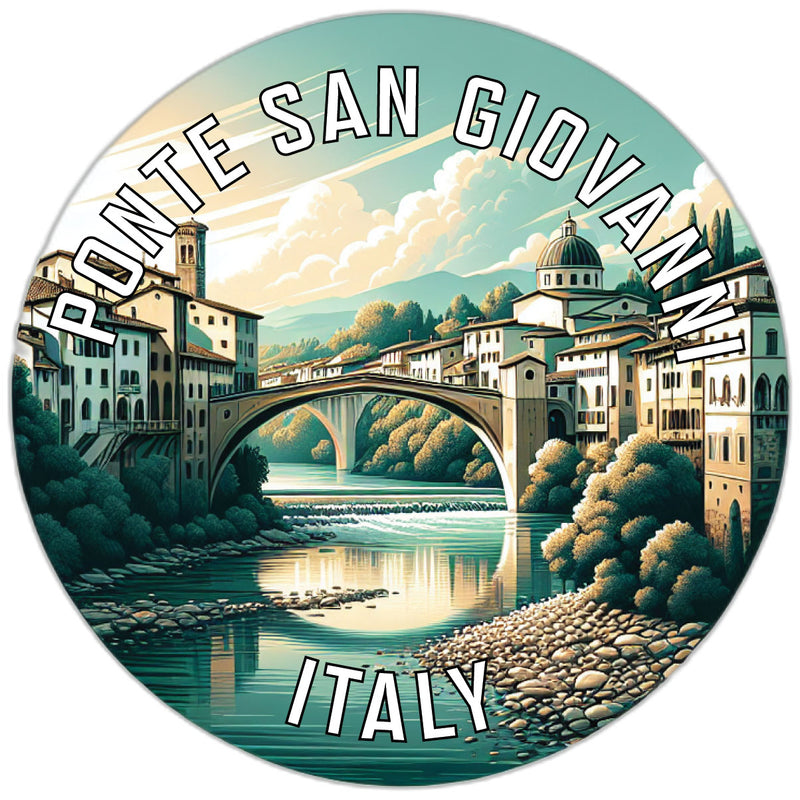 Ponte San Giovanni Italy Souvenir Vinyl Decal Sticker 6-Inch