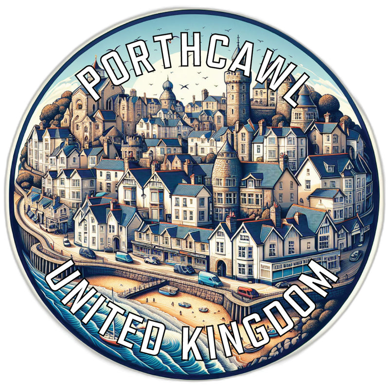 Porthcawl United Kingdom Souvenir Vinyl Decal Sticker 6-Inch