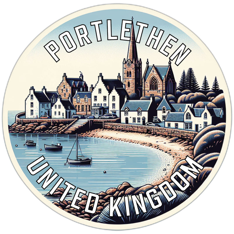 Portlethen United Kingdom Souvenir Die Cut Flat Magnet 2-Inch
