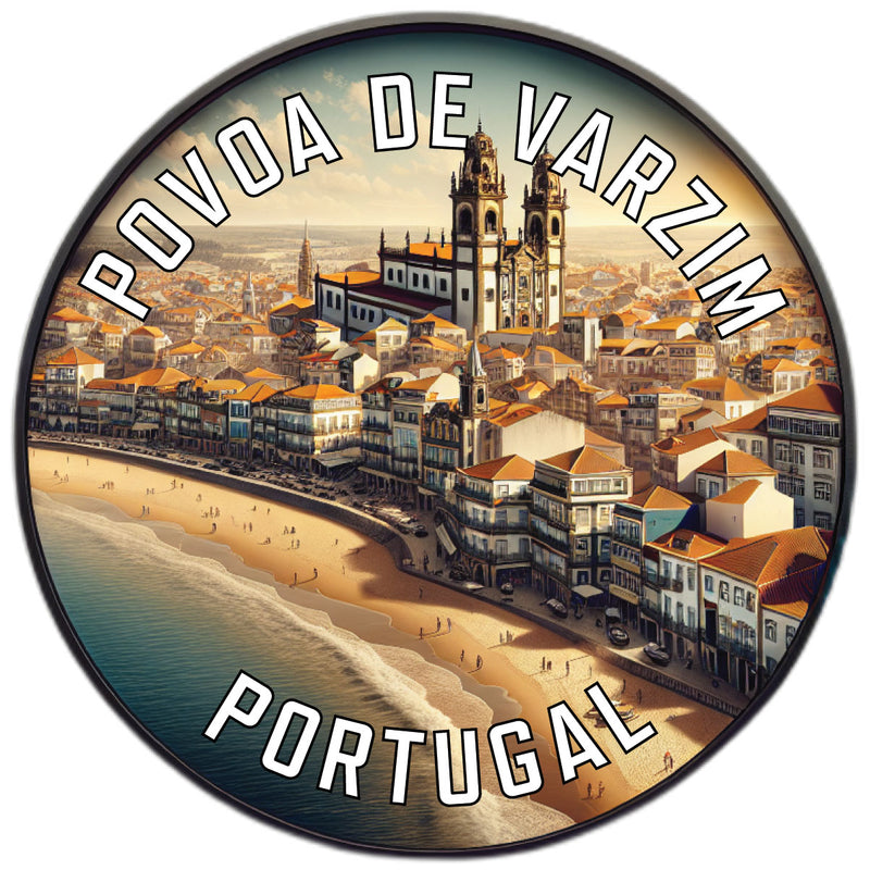 Povoa de Varzim Portugal Souvenir Vinyl Decal Sticker 2-Inch