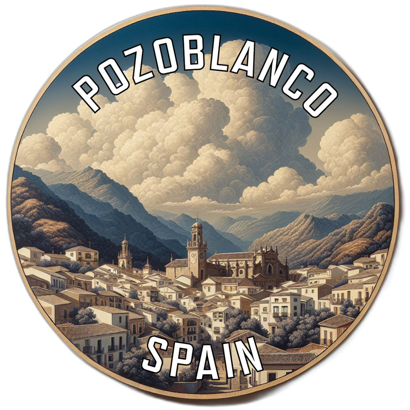 Pozoblanco Spain Souvenir Die Cut Flat Magnet 6-Inch