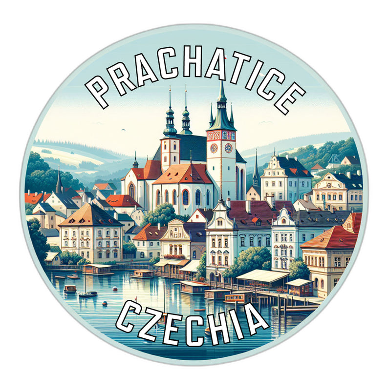 Prachatice Czechia Souvenir Vinyl Decal Sticker 6-Inch