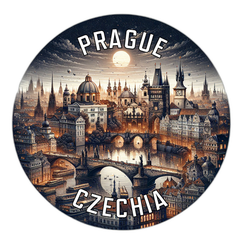 Prague Czechia Souvenir Vinyl Decal Sticker 2-Inch