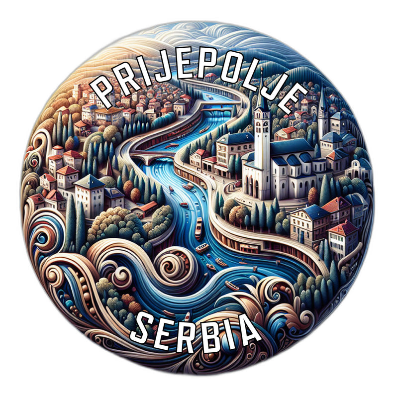 Prijepolje Serbia Souvenir Vinyl Decal Sticker 2-Inch