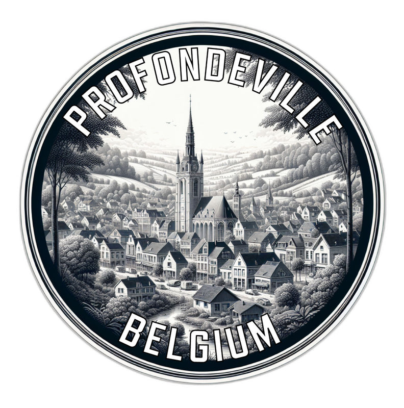 Profondeville Belgium Souvenir Vinyl Decal Sticker 6-Inch