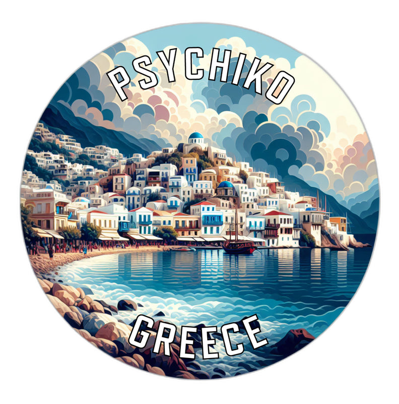 Psychiko Greece Souvenir Vinyl Decal Sticker 2-Inch