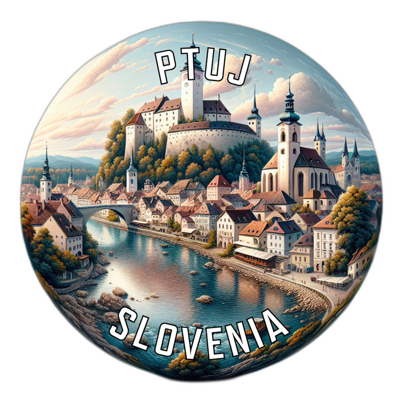 Ptuj Slovenia Souvenir Vinyl Decal Sticker 6-Inch