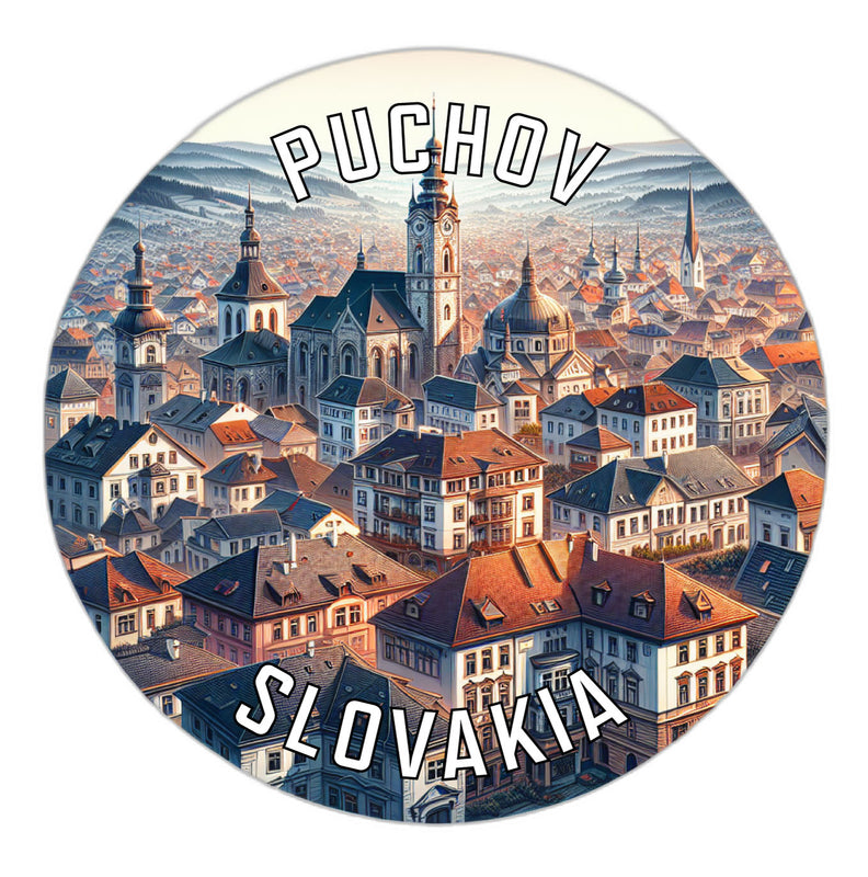 Puchov Slovakia Souvenir Vinyl Decal Sticker 6-Inch