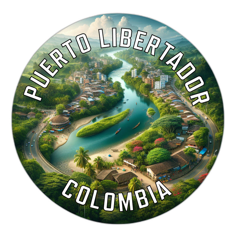 Puerto Libertador Colombia Souvenir Vinyl Decal Sticker 6-Inch