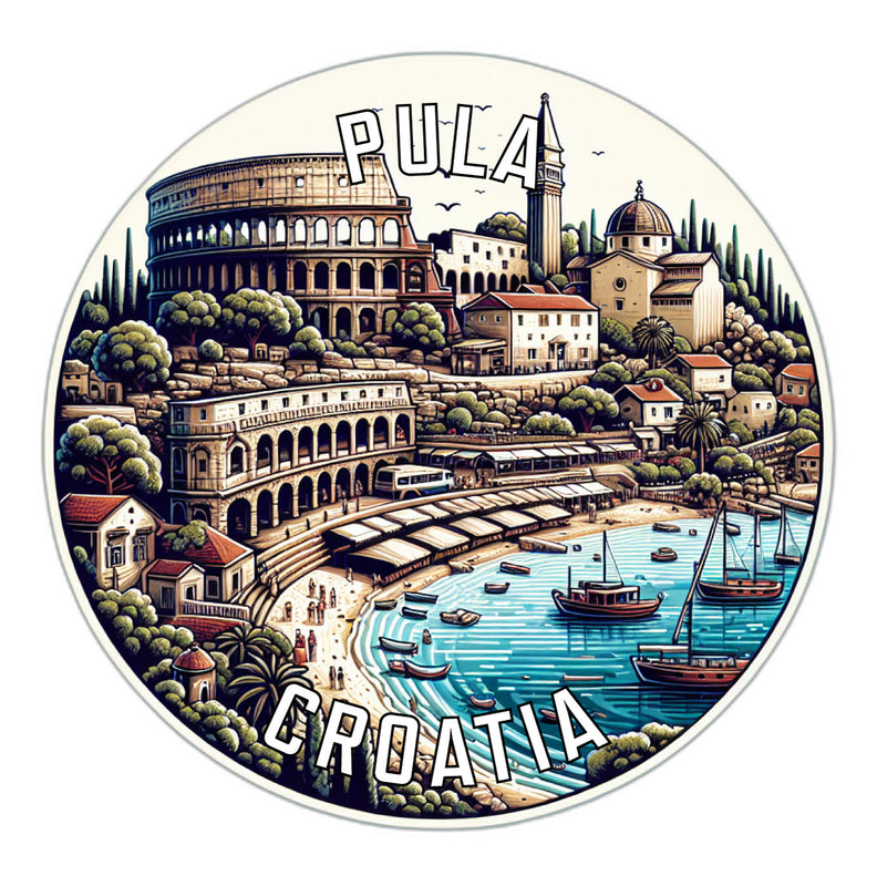 Pula Croatia Souvenir Vinyl Decal Sticker 2-Inch