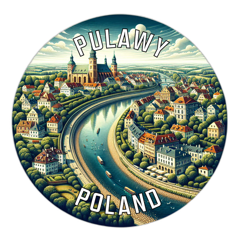 Pulawy Poland Souvenir Vinyl Decal Sticker 6-Inch