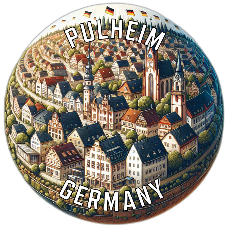 Pulheim Germany Souvenir Vinyl Decal Sticker 2-Inch