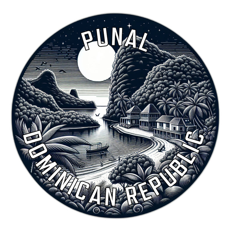 Punal Dominican Republic Souvenir Die Cut Flat Magnet 6-Inch