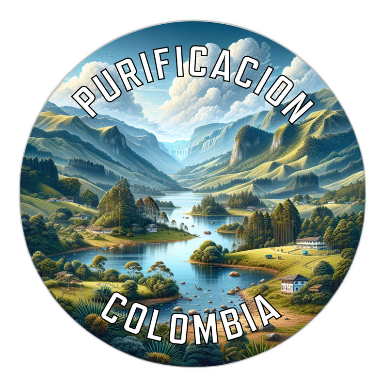 Purificacion Colombia Souvenir Vinyl Decal Sticker 2-Inch